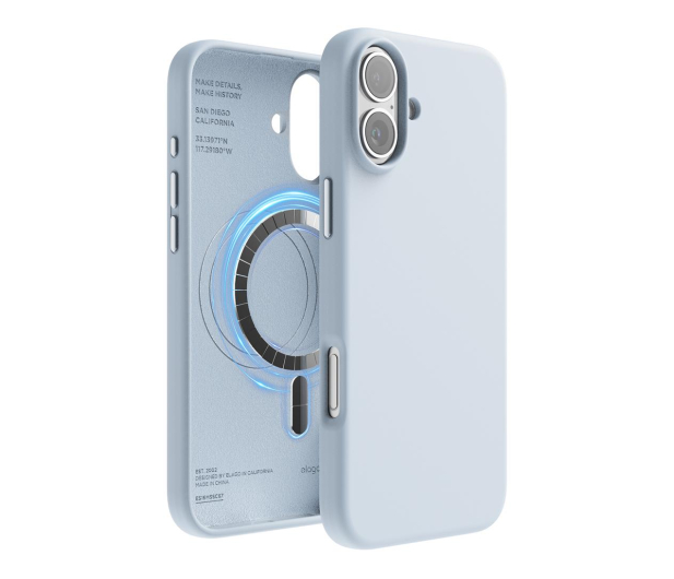 Elago Magnetic Silicone do iPhone 16 Plus Light Blue ES16MSSC67-LBL - 1278775 - zdjęcie